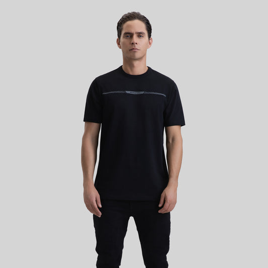 ALPINE T-SHIRT BLACK MEN REGULAR