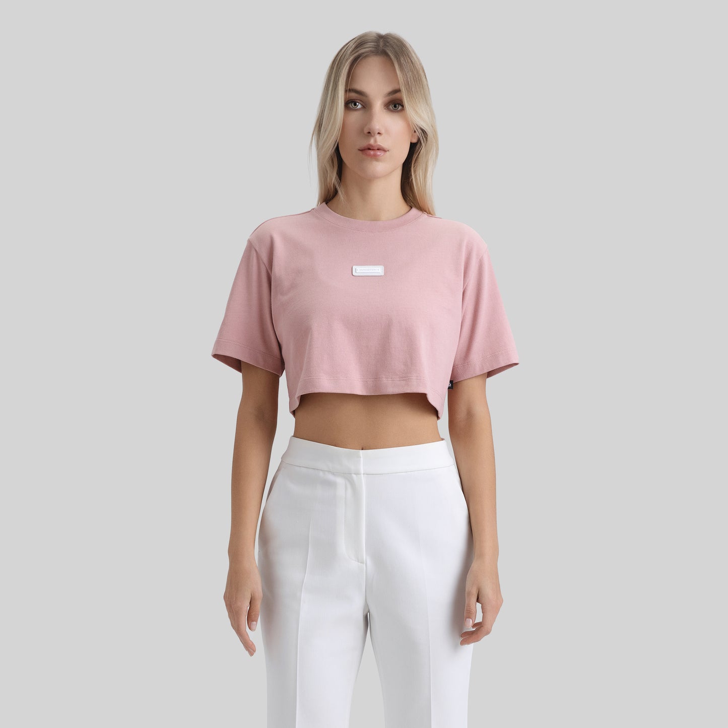 ANDRETTI CROP TOP BRIDAL ROSE W