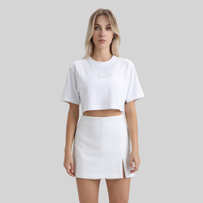 ANDRETTI CROP TOP WHITE W