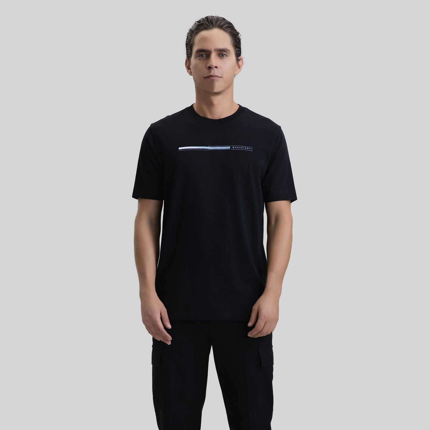 AYRTON T-SHIRT BLACK MEN REGULAR