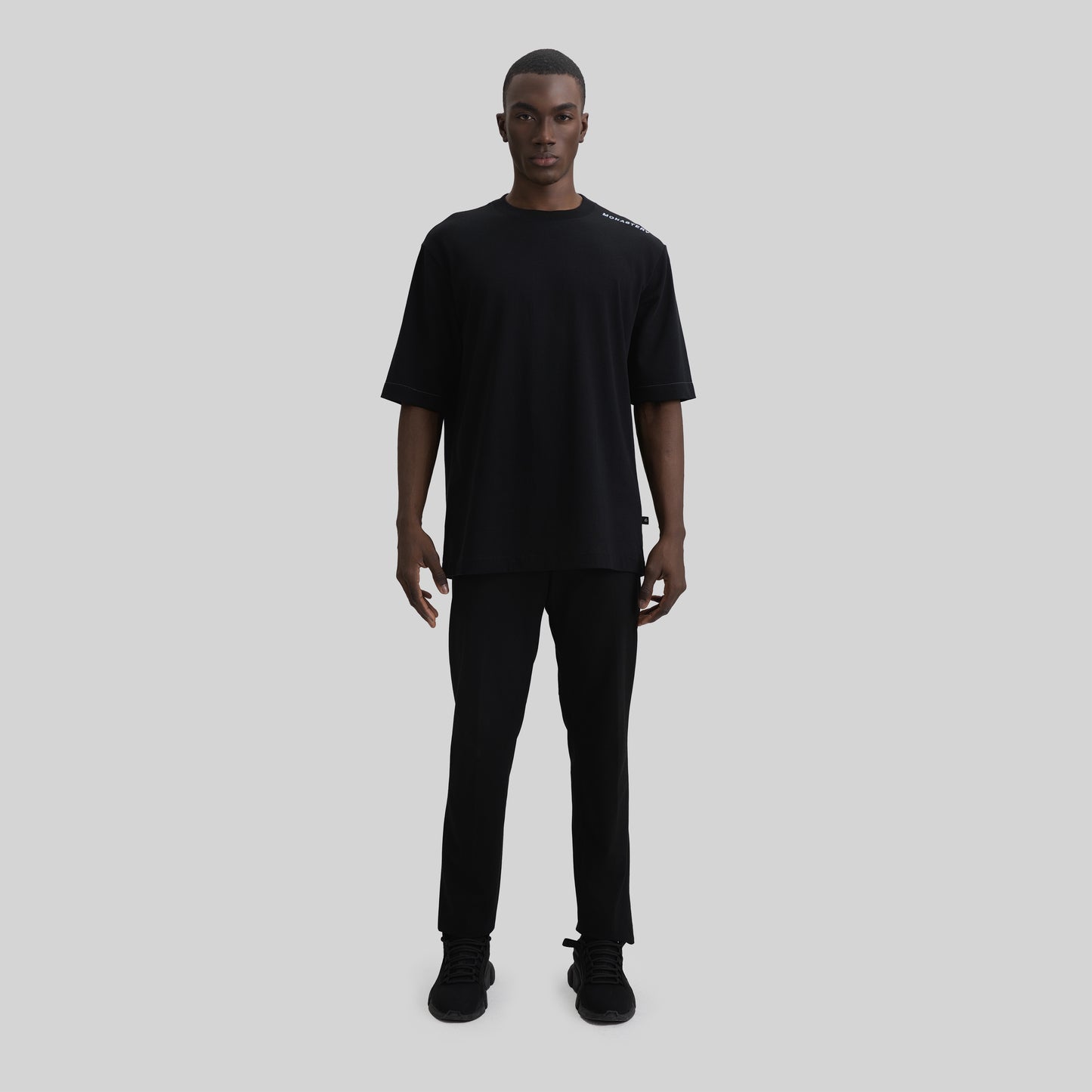 ROSSO T-SHIRT MEN OVERSIZE BLACK