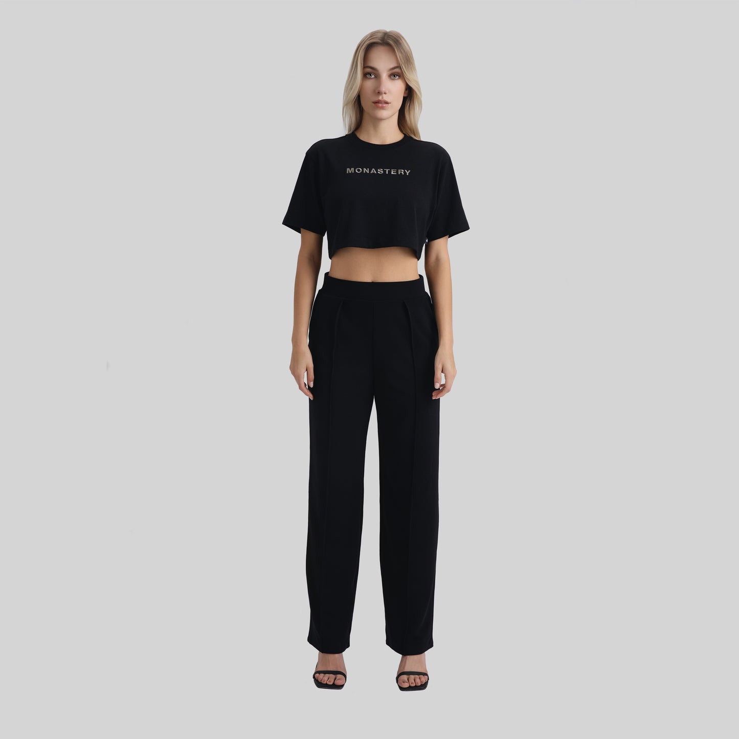 VETTEL CROP TOP BLACK W