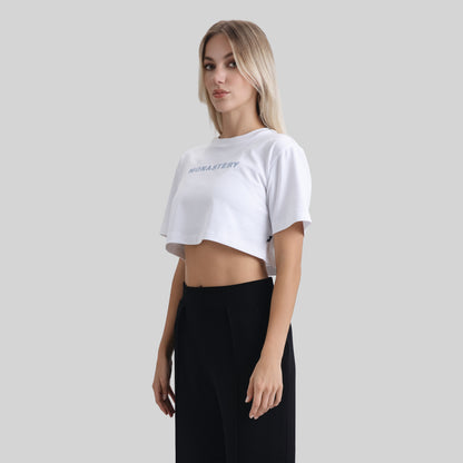 VETTEL CROP TOP WHITE W