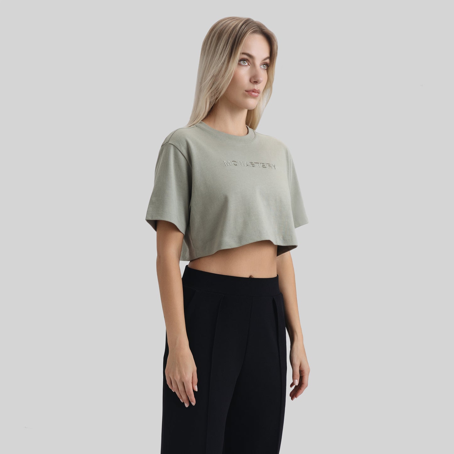 VETTEL CROP TOP SEA GRASS W