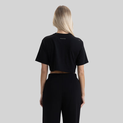 VETTEL CROP TOP BLACK W