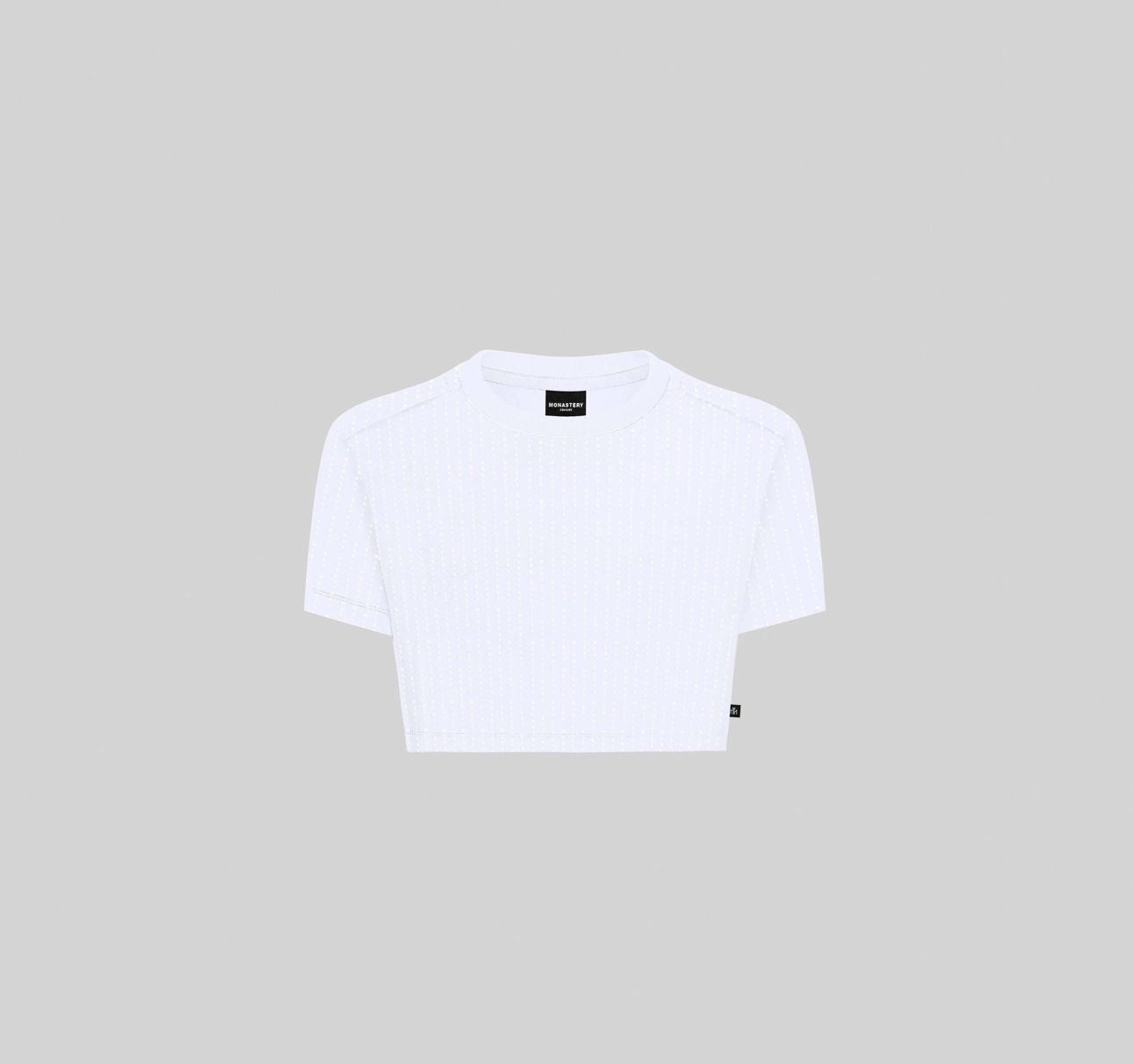 PONTIAC CROP TOP OVERSIZE WHITE W