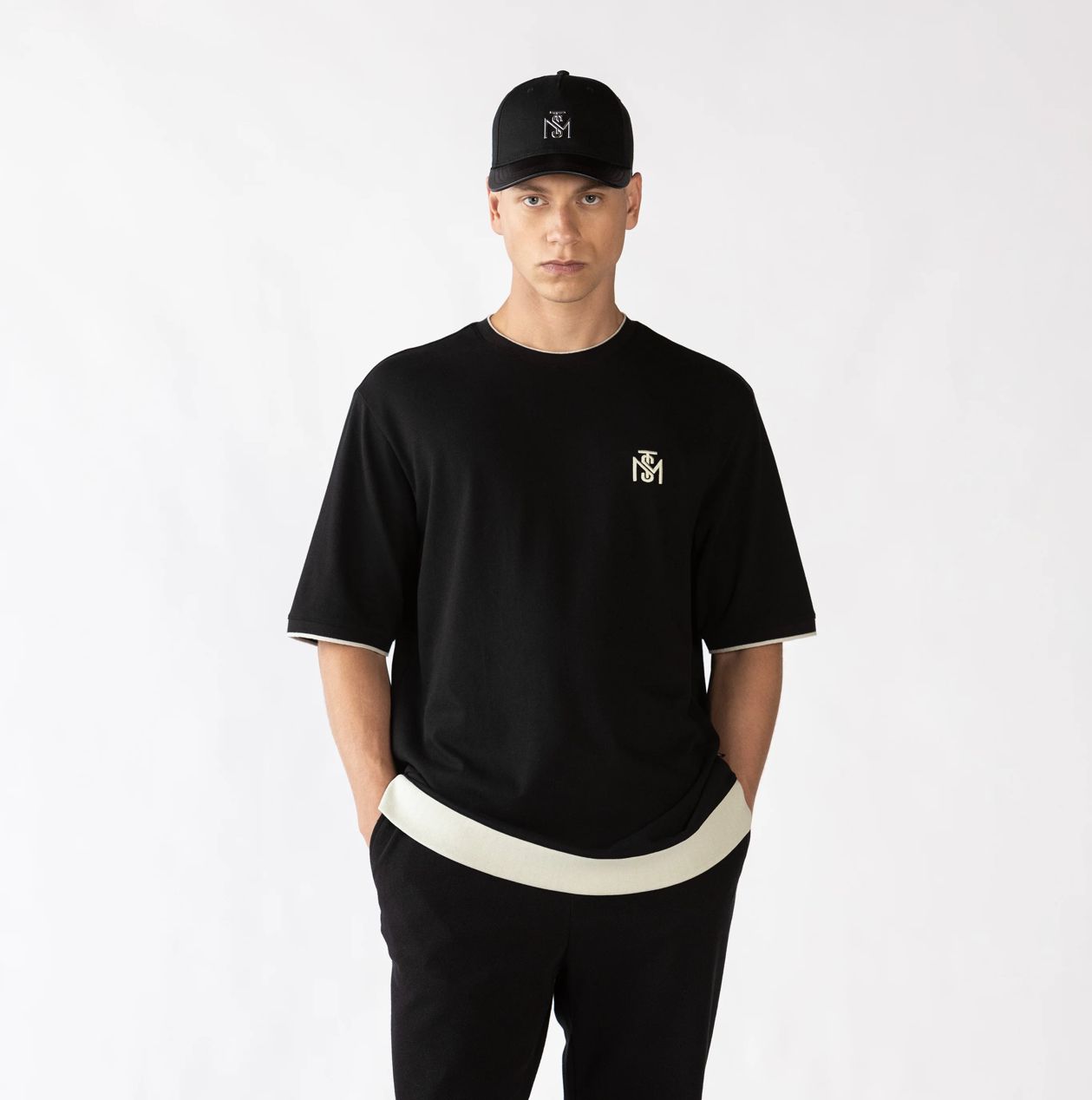 DAFFIELD T-SHIRT OVERSIZE BLACK