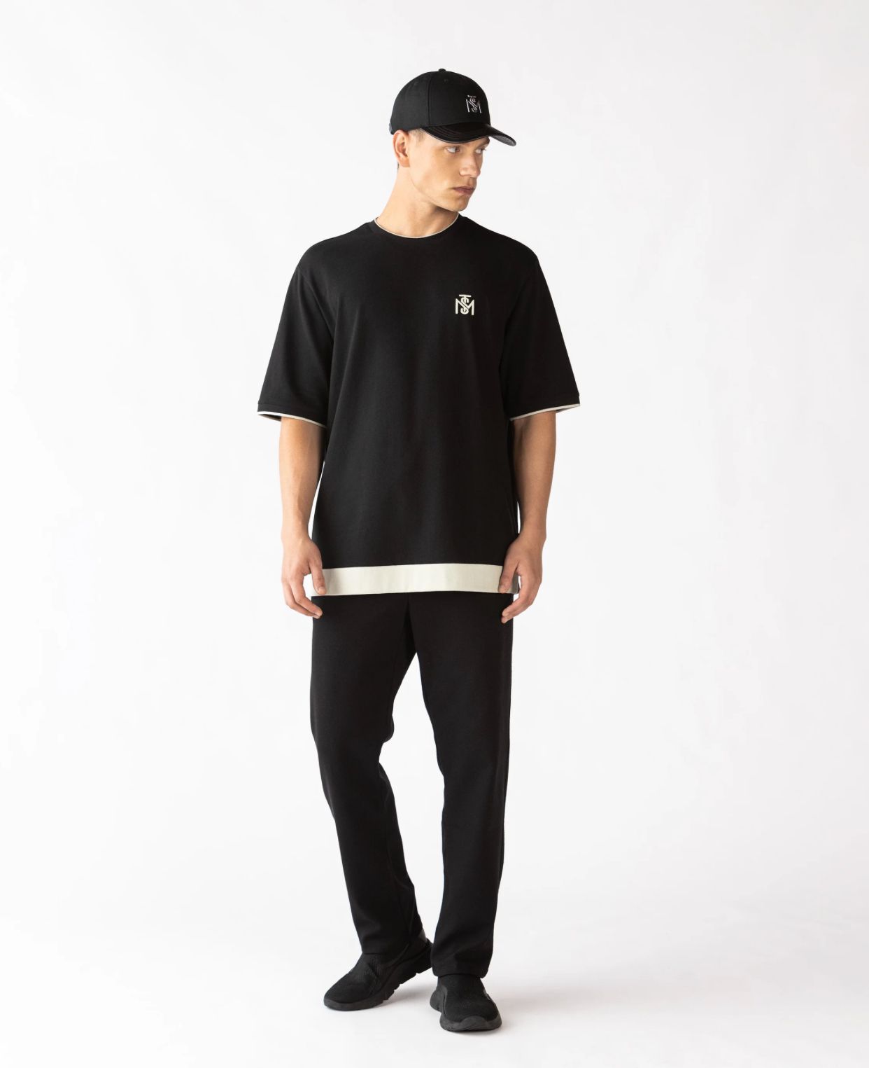 DAFFIELD T-SHIRT OVERSIZE BLACK