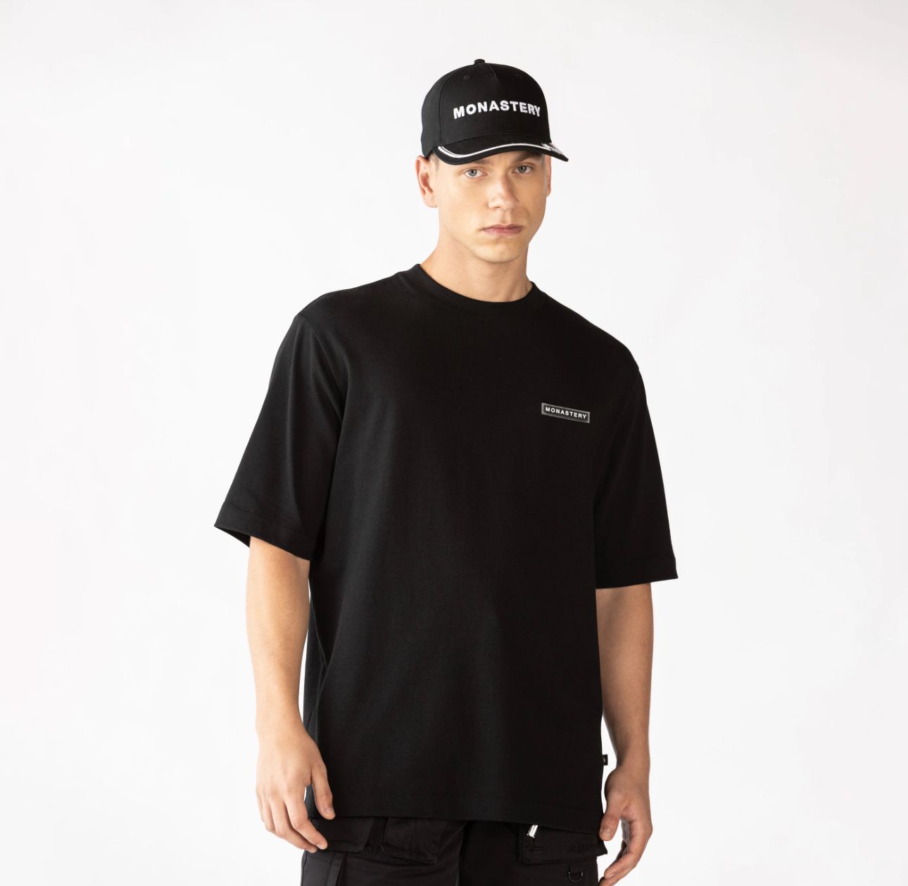 FOWLFIELD T-SHIRT OVERSIZE BLACK