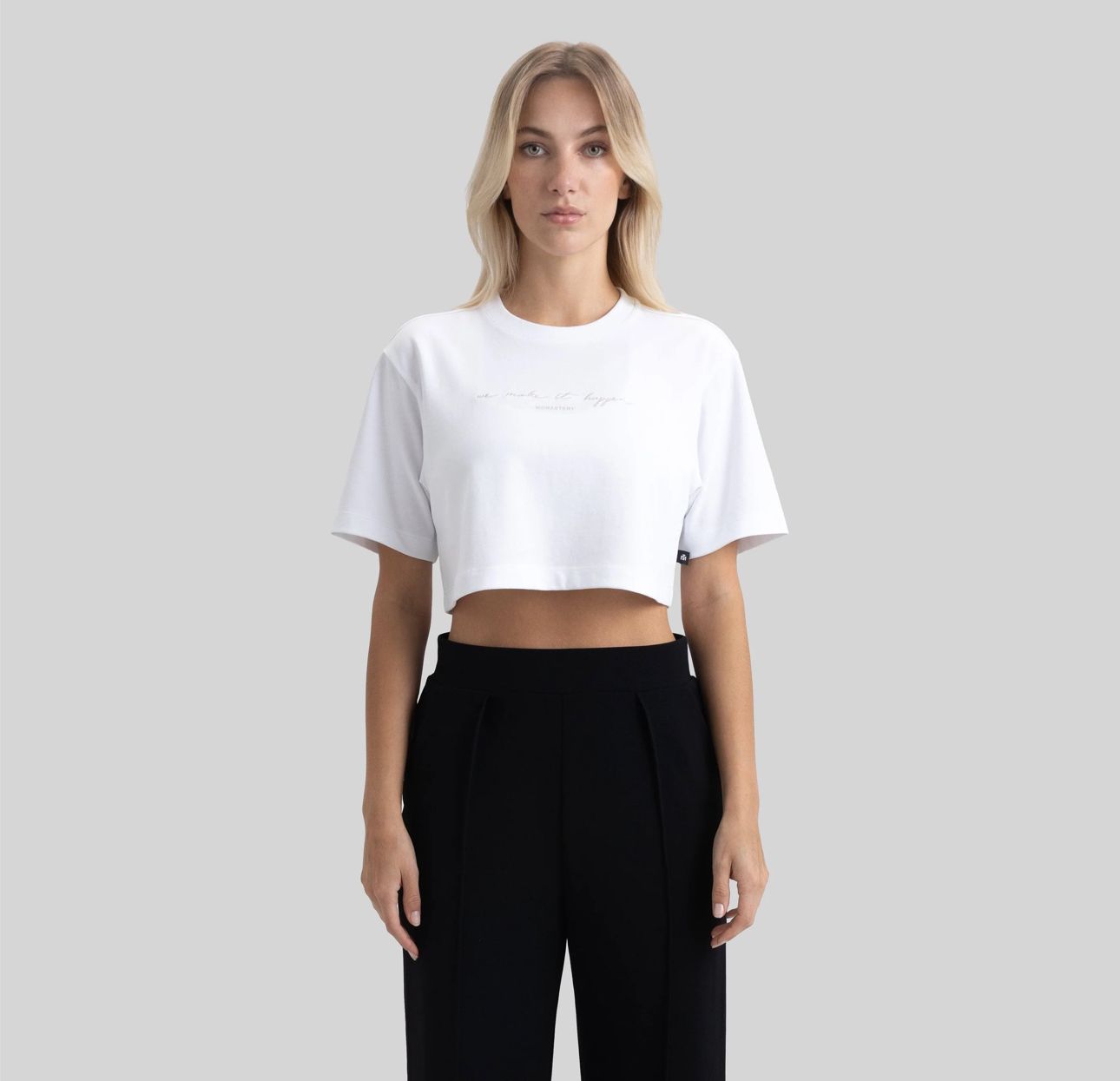 INVICTA CROP TOP BLACK W